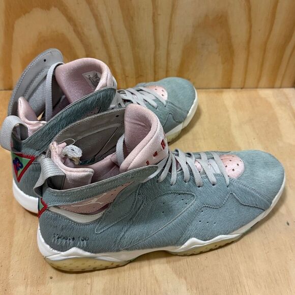 Mens Air Jordan 7 Retro SE Hare Shoes. CT8528 002 Neutral Gray Summit White 13 main image 7